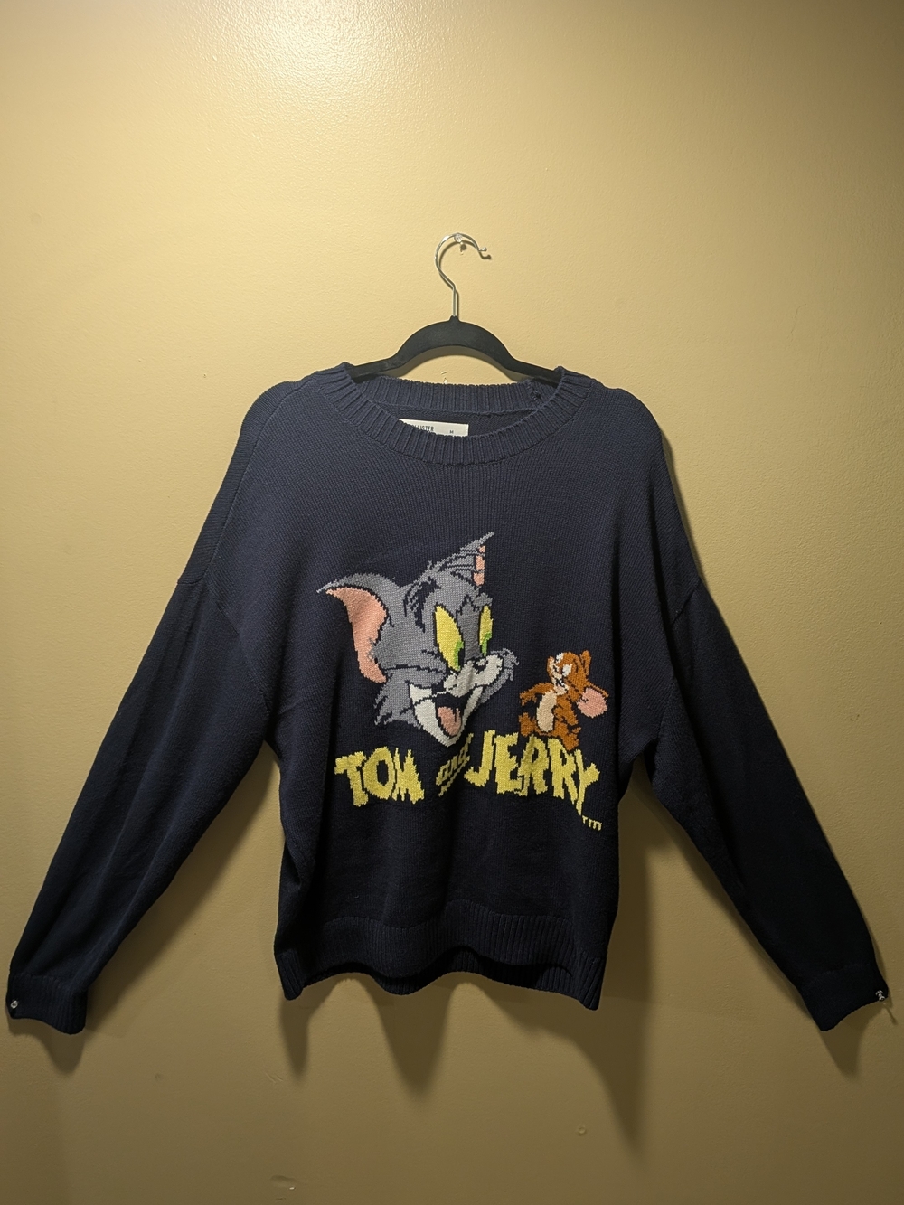 Hollister Navy Boxy Fit Sweater